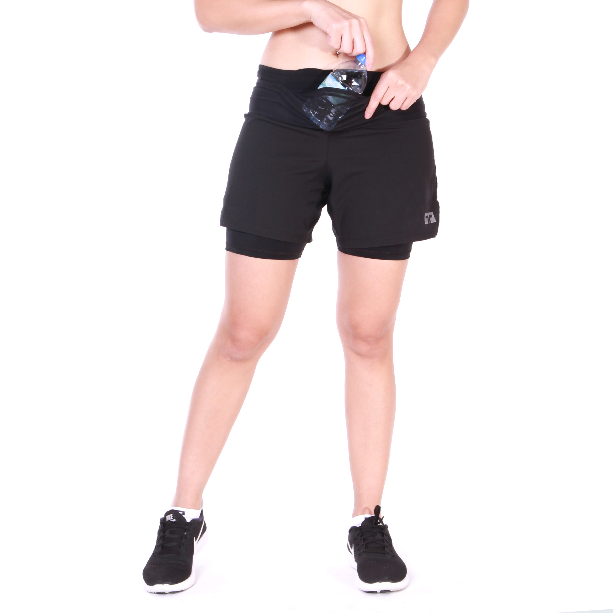 TL Women 2/1 Impact Shorts กางเกงขาสั้น 2/1 รุ่น อิมแพค Traininglab